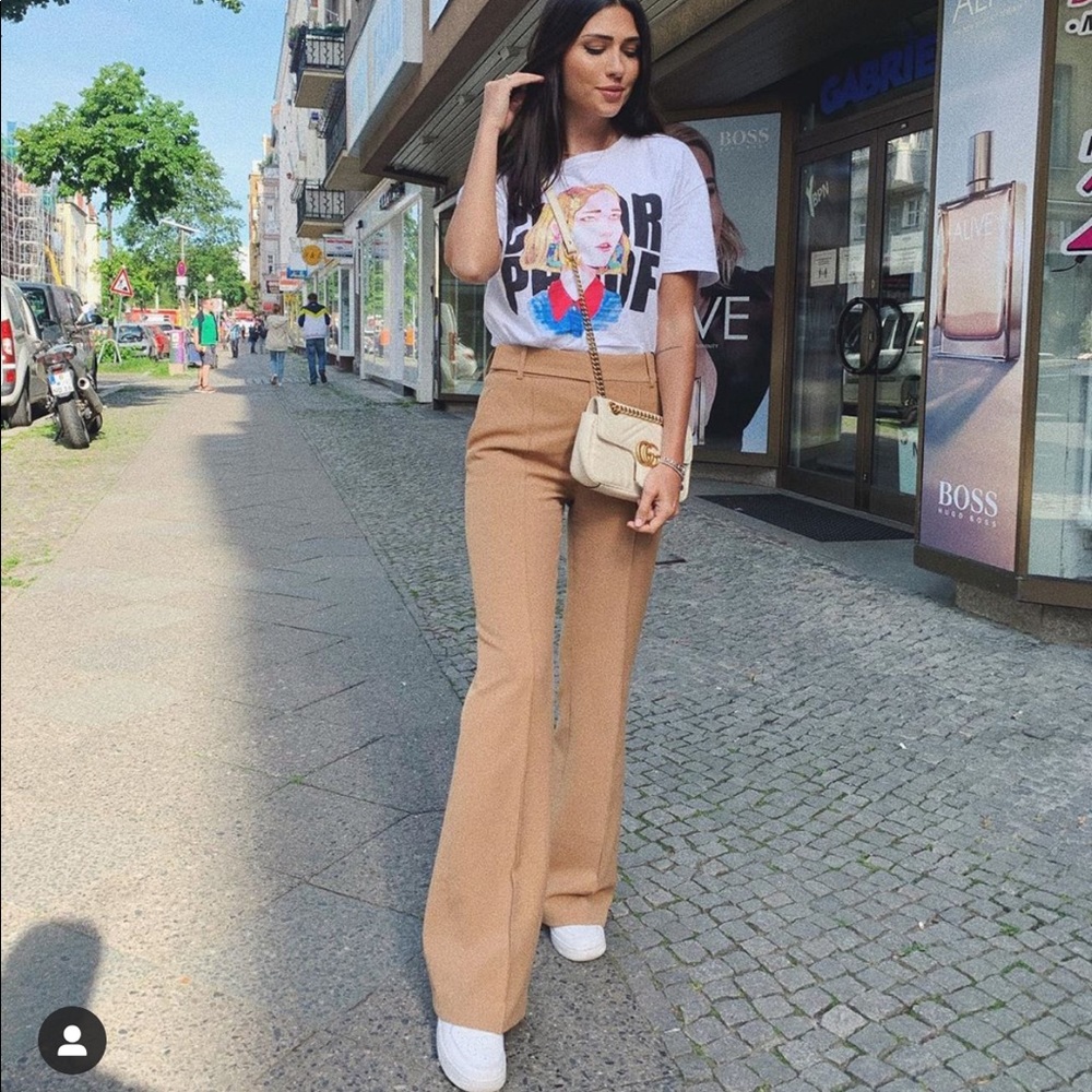Last🔥Zara flare pants bloggers favorite - Picture 11 of 16